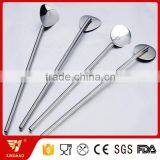 Bulk Price Stainless Steel Metal Drinking Straws With Spoon thumbnail-1