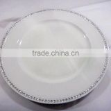 13" Round Crytal White Plastic Dishes wholesale