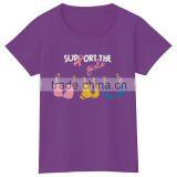 OEM Service Women Custom Tshirt 100% Cotton Casual Multi Colors t Shirt thumbnail-2