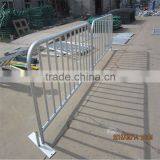 Pedestrian Safety Metal Traffic Crowd Control Portable Galvanized Steel Barricade