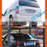 3 Years Parts of Warranty CE Approved Anti-Skid Ramp and Platform Easy Relocation 4 Post Hydraulic Vertical Car Parking
