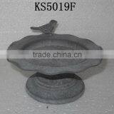 Vintage Style Antique Metal Plate Bird Feeder