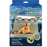 Paw Printed Waterproof PU Coated Pet Car Seat Cover / Dog Car Seat Protector 600D Nylon