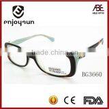 2015 new style custom designer lady acetate optical spectacles with CE& FDA