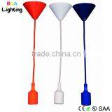 UL E26 Socket Silicone Suspension Lighting, Simple Ceiling Lamp thumbnail-5