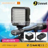 Small Size 72pcs Leds Video Light for Mobilephone or Camera With Battery