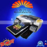 A3 6 Color Digital Flatbed Printer Cheap T-Shirt Printer With Heating Function