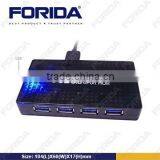 Square High Speed 6 Port Usb 3.0 Hub for Computer Accessory 6 Ports Fine Hub thumbnail-1