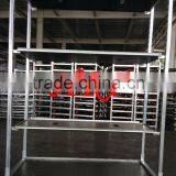 Wooden Mobile Flower Carts for Sale,logistic Cart Flowers Revolving Cars TransportMesh Cart .Steel Roll Trolley Garden Tool Cart thumbnail-4