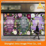High Quality White Vinyl Removable Shop Window Sticker Poster