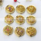 Luxury Round Logo Round Logo Personalized Pocket Metal Mirror Quality Choice thumbnail-4