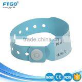 10 years manufacture experience Bottom price custom hospital wristbands bracelet write name patient