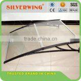DIY Door Canopies Outdoor Awning With Aluminum Awning Bracket Balcony Canopy Roof