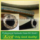High Pressure Stainless Steel Braided Rubber Hose=SAE10 R2 AT thumbnail-1