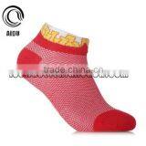 High Quality Red Number Socks Custom Happy Fashion Socks