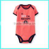 Hot selling colorful baby bodysuits cotton baby bodysuit baby creepers