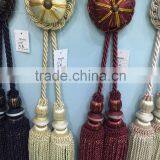 Rayon Fabric Bullion Fringe Tassel Type Decoration Tassel With Golden Yarn thumbnail-2