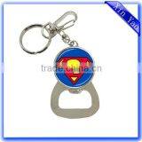Zinc Alloy Chromed Plated Custom Logo Epoxy Beer Bottle Opener