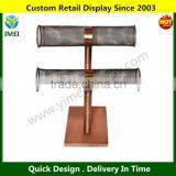 Double Tier Metal Wire Cylinder Tabletop Jewelry Hanger YM1-611 thumbnail-1