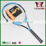GT-623 BLUE good design aluminium &carbon racket tennis with good strings tennis/carbon fiber tennis racket