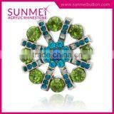 Wholesale Large Plastic Button With Rhinestone thumbnail-3