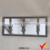 Hook Antique Wall Decorative Mirror With Metal Frame thumbnail-1