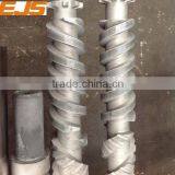 Nitriding and Flights Hardfacing Chrome Plated Parallel Twin Screws