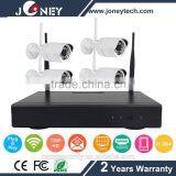 4ch 1mp IR Bullet Cctv Kit Wifi Ipc H.264 Nvr Kits for ip Camera