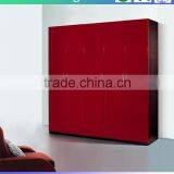 Double Swing Door Disassembled Steel Wardrobe Cabinet thumbnail-1