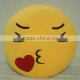New Design High Quality Emoji Cushion Pillow Emoticon Embroidery Pillow