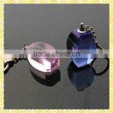 Cheap Custom Design Colors Glass Keychain For Wedding Souvenirs