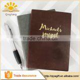 pu Leather Gold Foil Stamping Diary 2017 80gsm Notebooks thumbnail-1