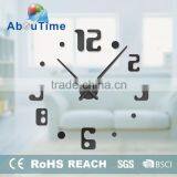 DIY 3D Acrylic Mute Heart Shaped Wall Clock Acrylic Wall Clock thumbnail-5
