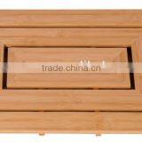 Manufacture Anti Slip Bathroom Bamboo Shower Mat