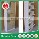 shoe rack with mirror