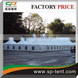 60x100 pegs and pole tent (1000 seaters tent )with cathedral windows walls with 20x20 pinacle tension marquee tents