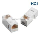 RJ45 Cat6A 90 Degree Unshielded UTP Straight Keystone Coupler thumbnail-2