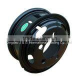 5.50-16 Truck Cheap Black Steel Wheels thumbnail-1