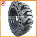 Hot Sale With Steel Wheel Rims 10x16.5 Bobcat Skid Steer Solid Tires for Beer Factory thumbnail-1