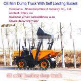 Hot!CE Hydraulic Self Loading 3ton FCY30S Mini Site Dumper thumbnail-1
