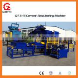 QT5-15 Concrete Hollow Block Making Machine Production Line for Low Investment