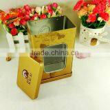 Vintage Style Decorative Rectangle Metal Coffee Storage Tins thumbnail-4