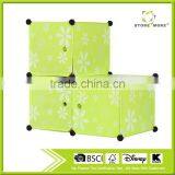 PP Combination Storage Shelf ,DIY Children's Toy Chest Storage Cabinets thumbnail-3