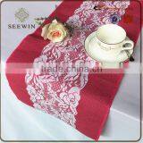 Cheap Wholesale Burlap Table Runner 28x250cm Jute BurlapTable Runner Wedding Deco Table Runner thumbnail-2