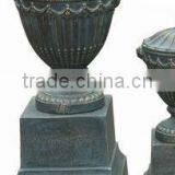 China Made Factory Directly Small Size Antique Cast Iron Urn HS-P-48B thumbnail-3