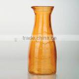 Yorkshire Color Painted Glass Milk Bottle thumbnail-2