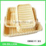 Bulk Heated Food Grade PP Rattan Basket Wholesale thumbnail-4