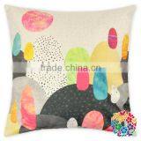 Swans Printed Square Shape Sofa Pillow Cover Wholesale Pillow Cases thumbnail-6
