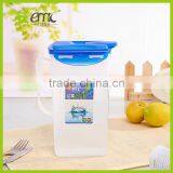 New Lock Style Plastic Juice /tea/water Fresh Cold Kettle Cold PP Water Bottle With Lid thumbnail-3