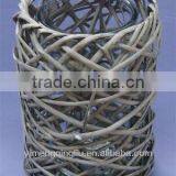 Willow Candlestick Holders With Glass Bottle thumbnail-1